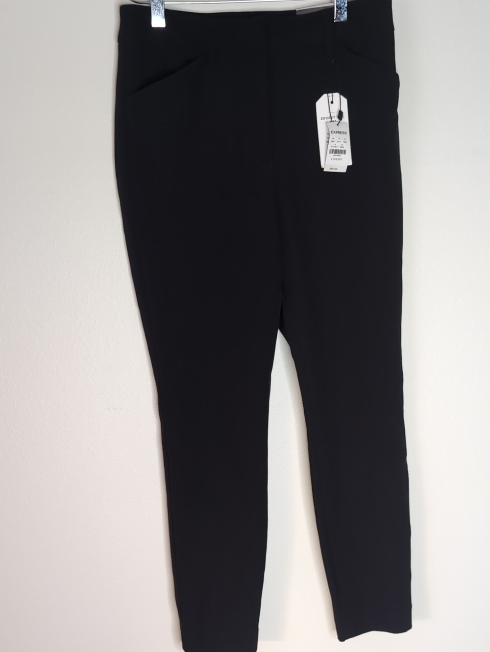 Express Black Slim Ankle Ponte Pants